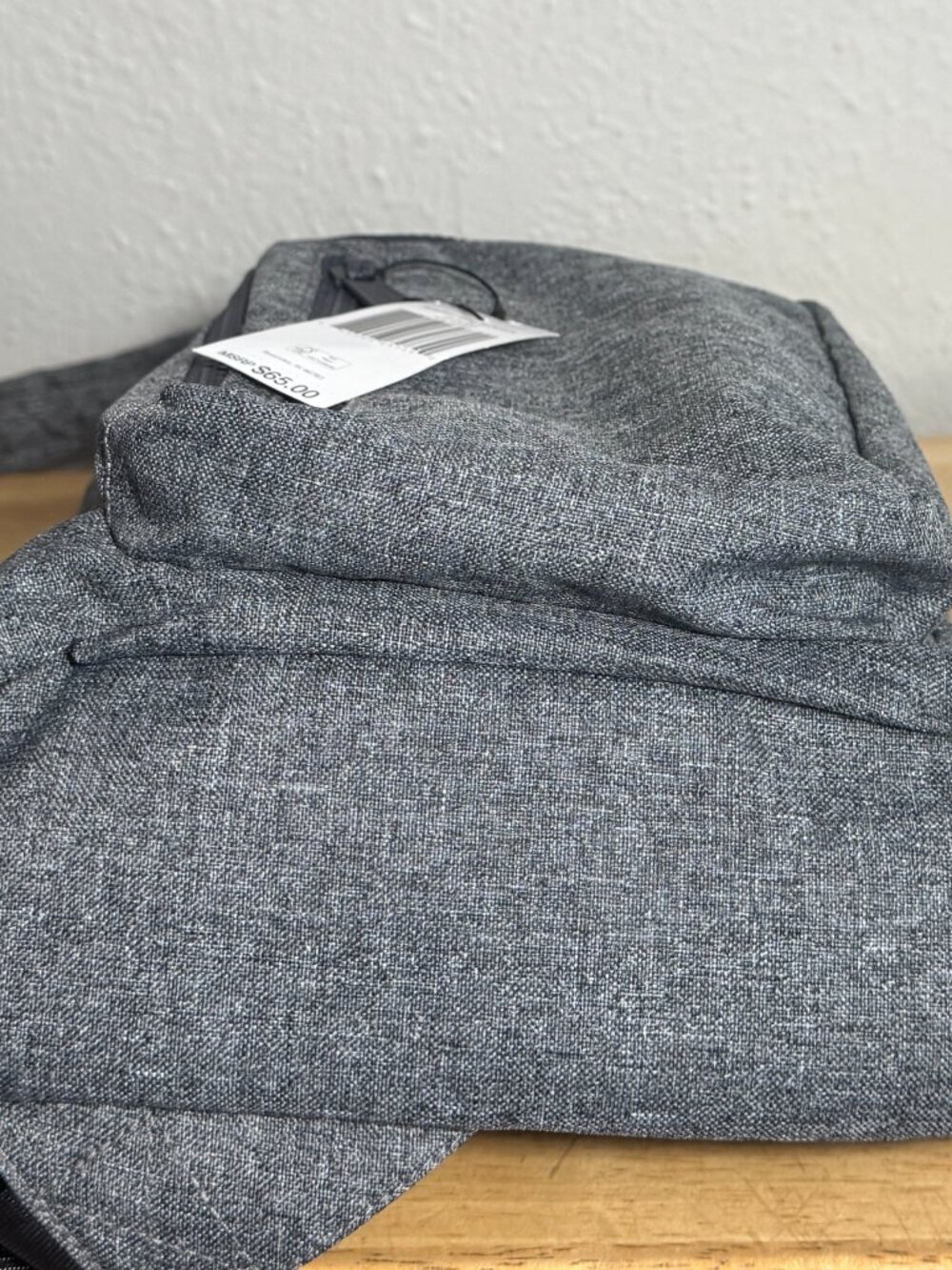 Vera Bradley ReActive Sling Backpack in Gray Heather NWT - Picture 9 of 10